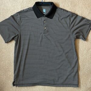 Men’s Black PGA tour golf polo. Size L